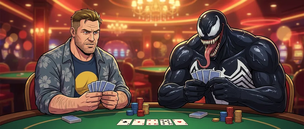 Duel de cărți la Netflix Casino